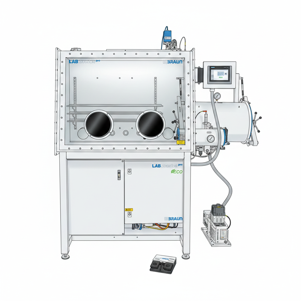 Argon-filled glovebox